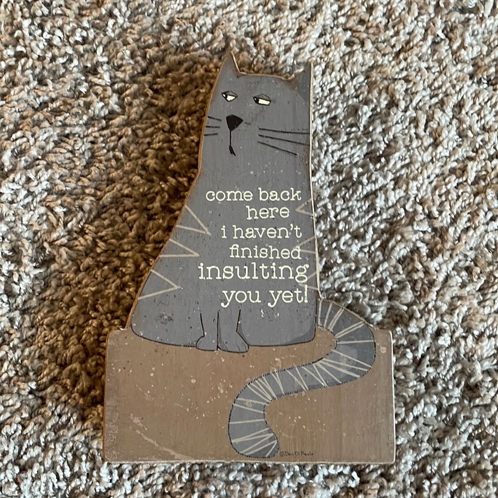 Primitives by Kathy Cat Sign